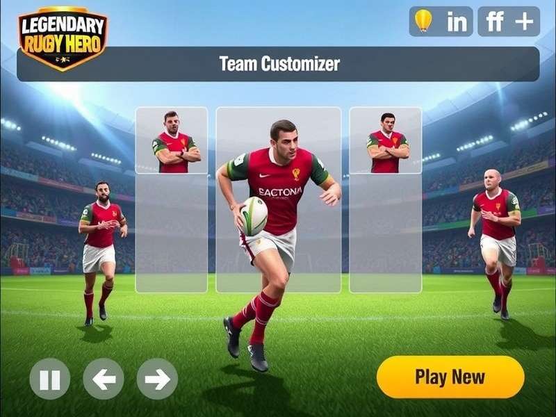 Legendary Rugby Hero Team Customization